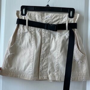 CARMAR Los Angeles Utility Mini Skirt